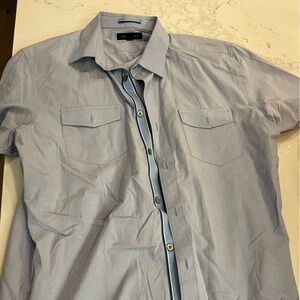 Button short sleeve shirt banana republic